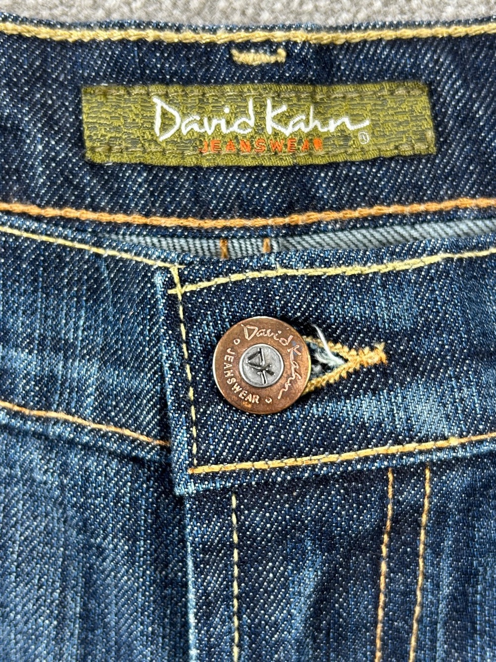 Y2K David Kahn Made in USA Lauren Bootcut Jeans Women's Size 6 - Picture 12 of 16